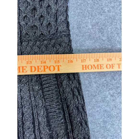 Aran Crafts Ireland 100% Irish Merino Wool Cable Knit Button Cardigan  Sz S - Picture 5 of 8